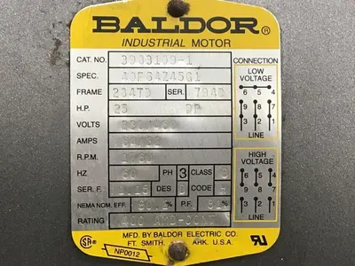 USED BALDOR 3983109-1
