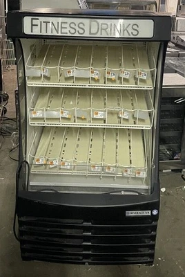 174-0032 Beverage Air BZ131W 30” Open Display Self Contained Refrigerated Cooler