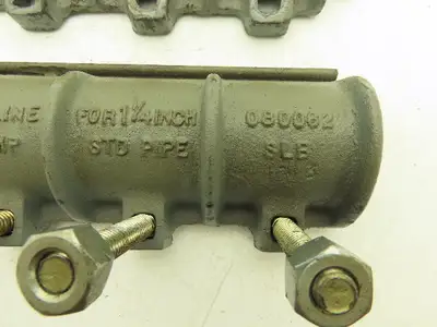 M.B. Skinner 080082 Emergency Pipe Clamp 1-1/4" Standard Pipe 8-1/2" Length