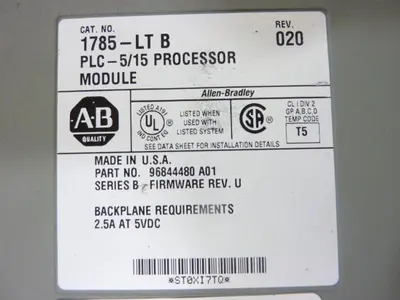 USED ALLEN BRADLEY 1785-LT SER B