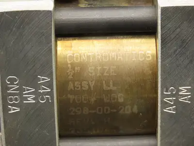 Contromatics 298-00-204 Stainless Steel 3pc Ball Valve 1/2" Socket Weld 700 WOG