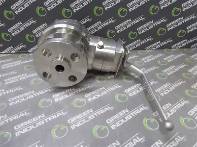 1/2" Perrin PS86H-0,5-L BA280 Series 80-M Two Way Ball Valve Class 400 Used
