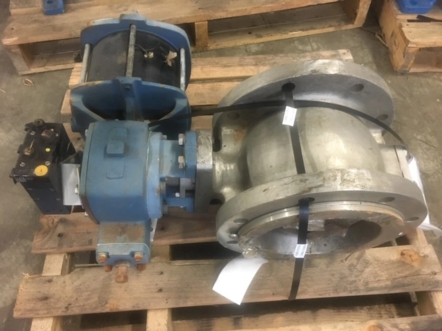 Dezurik 8"-150# Type VPB V-Ball Control Valve, New Storeroom Spare