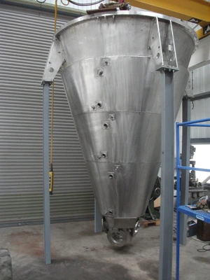 4,000L S/S JKTD Vacuum Conical J. H. Day Mixer Model 1225MBX