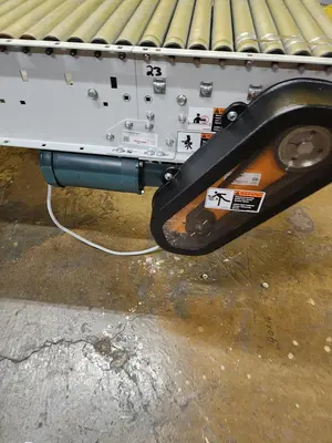 Used INTELLIGRATED LIVE ROLLER CONVEYOR - V-BELT Roller Conveyors Wisconsin US | Packer City Sales #1297828