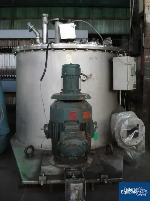 Used KraussMaffei 49" X 32" Krauss Maffei Basket Centrifuge, 316 S/S Centrifuges Ohio US | Federal Equipment Company #125453