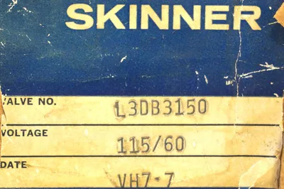 NEW SKINNER L3DB3150 VALVE 115/60