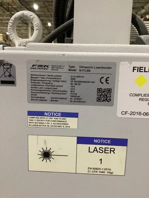 Used 2020 F&K M17LSB Ultrasonic Welders Michigan US | iGAM Industrial Marketplace #1393790