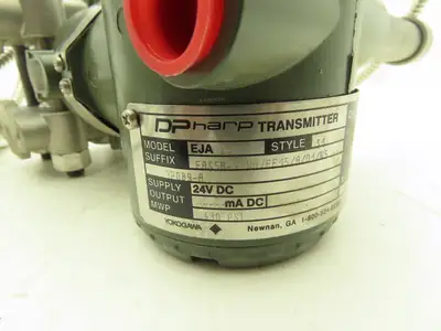 Yokagawa EJA-430A DPHarp Transmitter with Wika Pressure Transducer 430PSI 24VDC