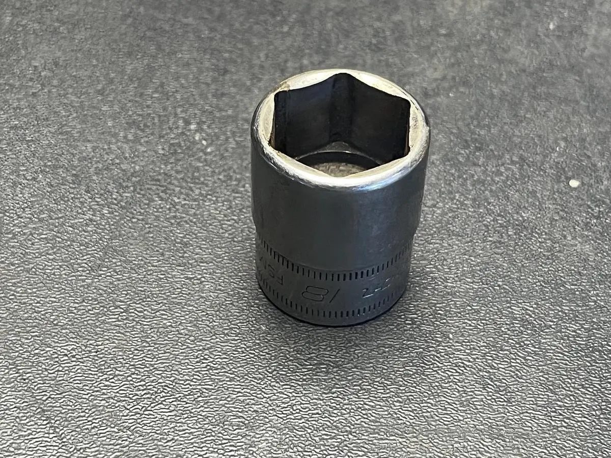 Snap On Tools FSM181 18mm Metric Flank Drive Shallow Socket 3/8" Drive 6 Point