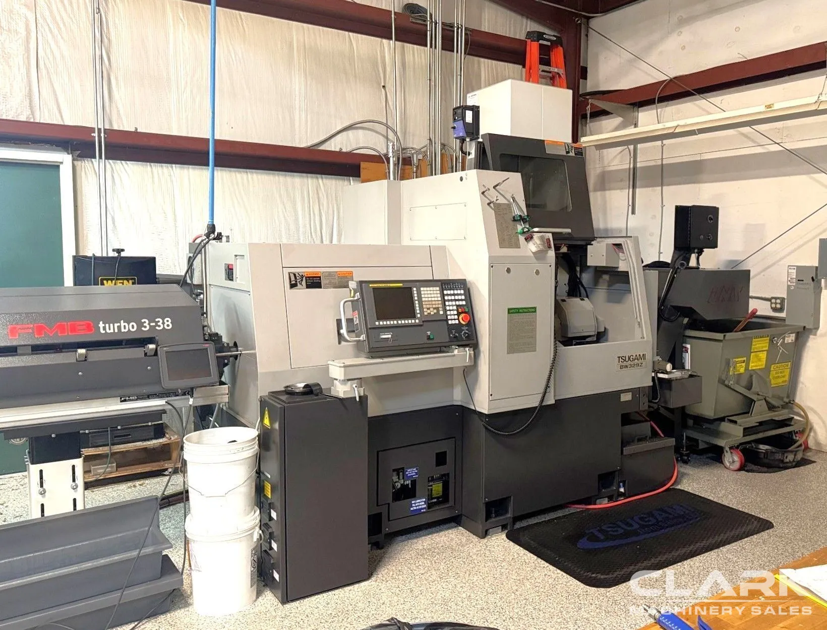 2022 TSUGAMI BW-329-Z, 9-AXIS CNC SWISS LATHE
