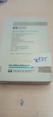 USED HP 33439Q Fonts, For Use with Laserjet Series PostScript Cartridge 2