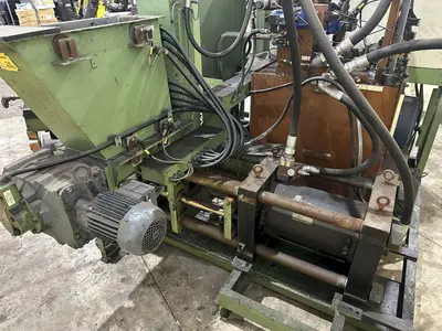 HERTWICH ENGINEERING MODEL #HE-300-30/A SWARF PUCK BRIQUETTER PRESS MACHINE: STOCK #23343