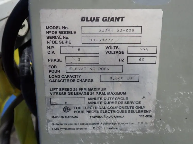 Used NOT SPECIFIED SEDRH-53-208 Platform Lifters Ohio US | Yoder Brothers machinery #88504