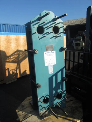 380 sq.ft., Tranter, M15-FFM, Superchanger heat exchanger, Stainless Steel, 100 psi