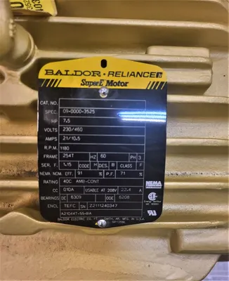 NEW ABB BALDOR 7.5 HP