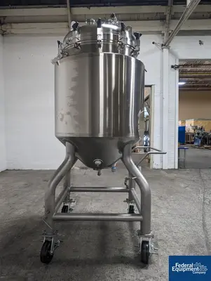 USED A&M Process 500 Liter A&B Process Receiver Tank, 316 S/S, 44/150#