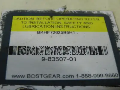 Boston Gear BKHF72625B5HT1 Wash Down Speed Reducer 25:1 Ratio