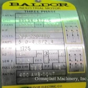3″ x 8″ Reliable Rubber/Silicone Mill, Item # 1375