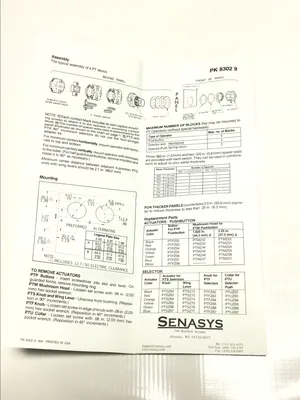 SENASYS PTSJK302C Micro Switch 600VAC