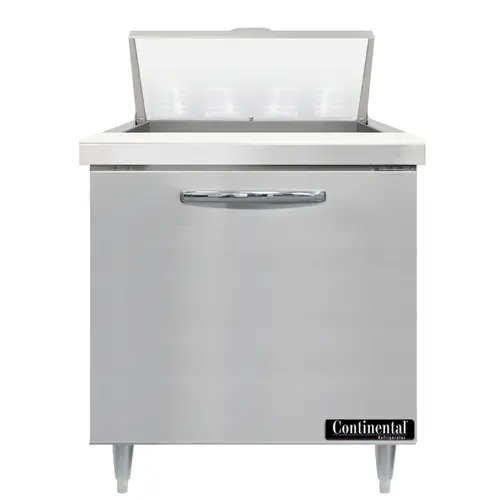 Continental D32N8 32" Designer Line Sandwich/salad Prep Table W/ Refrigerated Base, 115v