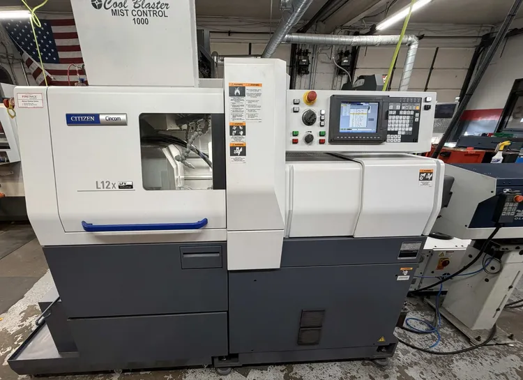 Used 2021 CITIZEN L12X Swiss Type Automatic Screw Machines Ohio US | UniversalAutomatics.com #493021