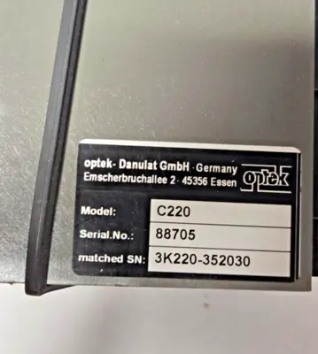 Optek C220 Control 200 Conductivity Controller