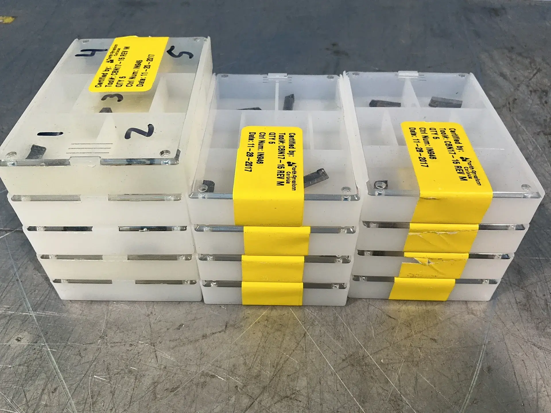New | in-Stock 2017 NORTH AMERICAN CARBIDE CBN1715 REV M Tooling & Accessories (Other) Ohio US | HGR 24 #1343897