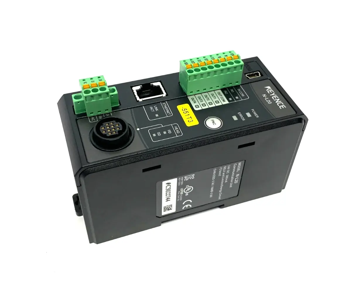USED KEYENCE ETHERNET CONNECTION COMMUNICATION UNIT 11-POINT DISPLAY