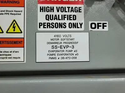 Used BENSHAW CFMVRMX18-450-4160-1 Switchgears British Columbia CA | Lenmark #240725