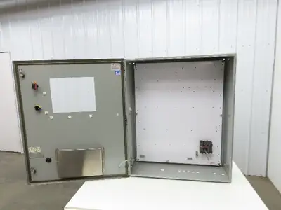 Wiegmann N412363010C Electrical Enclosure Control Panel 36x30x10" 12x9" Cutout