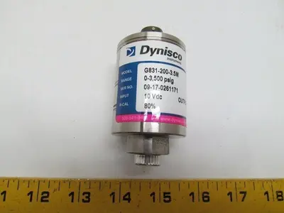 Dynisco Instruments G831-200-3.5M 0-3500 psig Range Pressure Sensor Digital