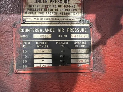 USED 1979 ROUSSELLE ROUSSELLE 6B60 PRESS