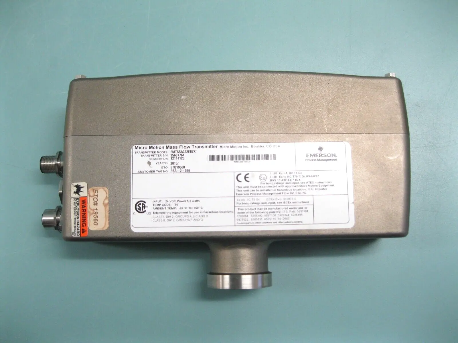 USED Micromotion FMTSSA322EBZX