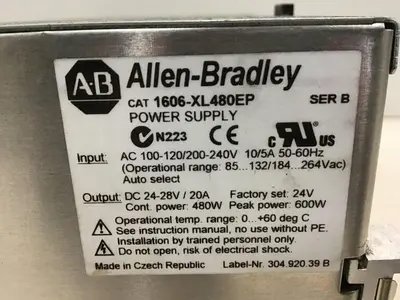 USED ALLEN BRADLEY 1606-XL480EP SER B
