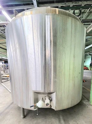 Tank Liquid Mixing and cooling process Food Grade 316 Stainless steel Tank 400 us gal # 7614