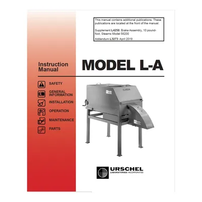 USED URSCHEL LABORATORIES, INC. L-A