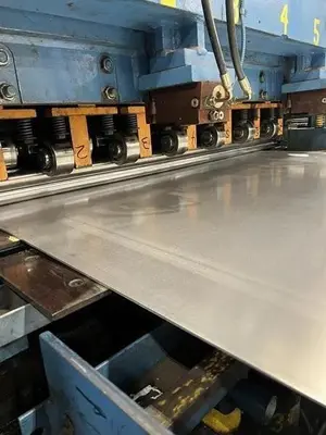 60” x .135” x 80,000 Lbs Red Bud Multiblanking Line With Three 5HI Cassettes