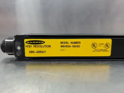 BANNER MAHE6A-59082 High Resolution MINI-ARRAY LED Curtain. 5E-21