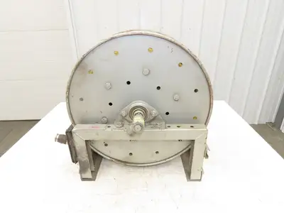 Hannay Reels 716-19-20J SR Retractable Industrial Air Hose Reel 1/2" X 37'