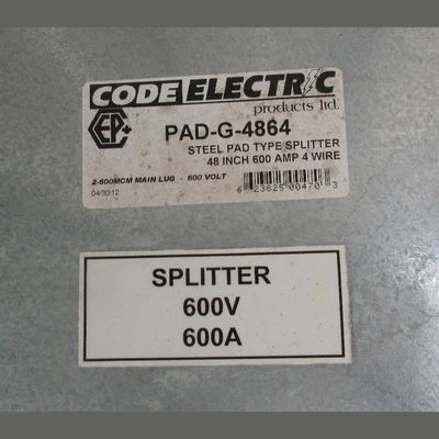 USED CODE ELECTRIC PAD-G-4864