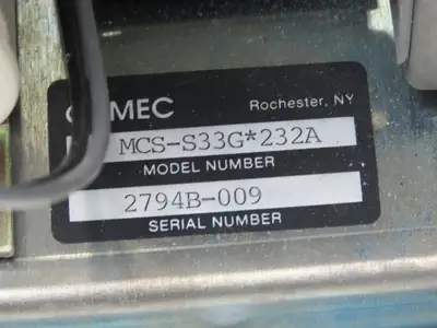 Ormec MCS-S33G*232A AC Servo Motor Drive Controller Helical Chopper