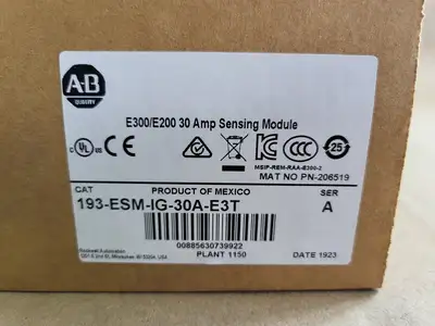 New | in-Stock ALLEN-BRADLEY 193-ESM-IG-30A-E3T Misc Electrical & Power Parts British Columbia CA | Lenmark #246617