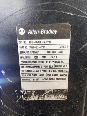 NEW ALLEN-BRADLEY MPL-B540K-MJ22AA