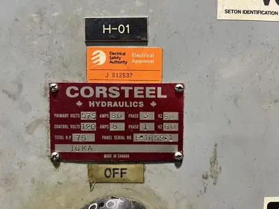 USED 2002 CORSTEEL CORSTEEL 4P.52X60 PRESS