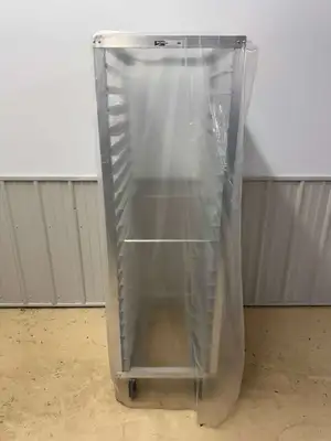 Used Metro Used Metro RD3N 20 Pan End Load Bun / Sheet Pan Rack on Casters Racks/Shelving Illinois US | Falcon Restaurant Supply #1375092