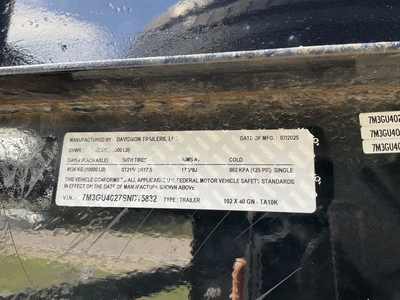 Used 2025 DAVT 7M3 Deckover Trailers Michigan US | Miedema Asset Management Group #1437315