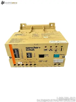 Used SPRECHER+SCHUH CEF 1-12 Relays & Switches Kentucky US | Industrial Parts R Us Inc. #1470896