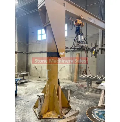 Gorbel 2 ton Jib Crane 16' Reach & Hoist