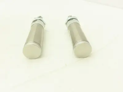 SMC NCMB075-0100T Pneumatic Air Cylinder 3/4"Bore 1"Stroke Spring Ext  Lot of 2